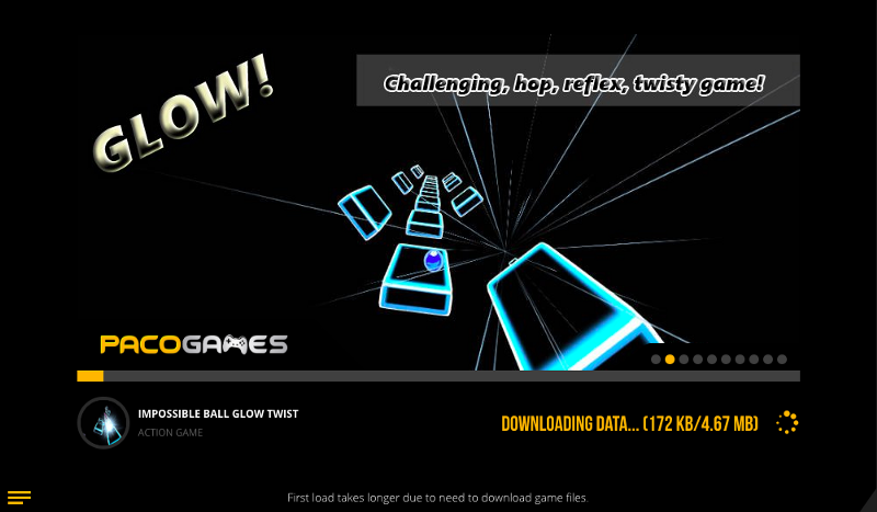 GameArter game loading screen